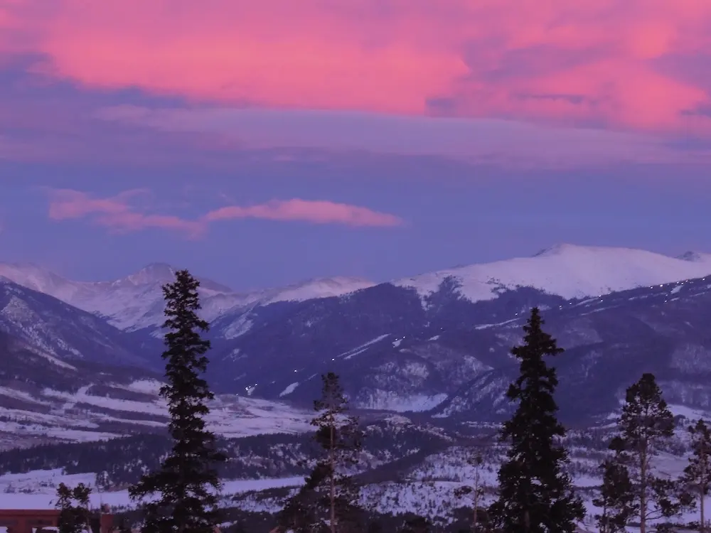 silverthorne sunset