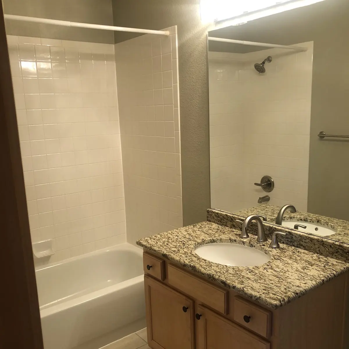 Bathroom before staging