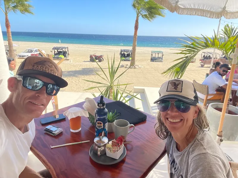 Amy and darren in cabo