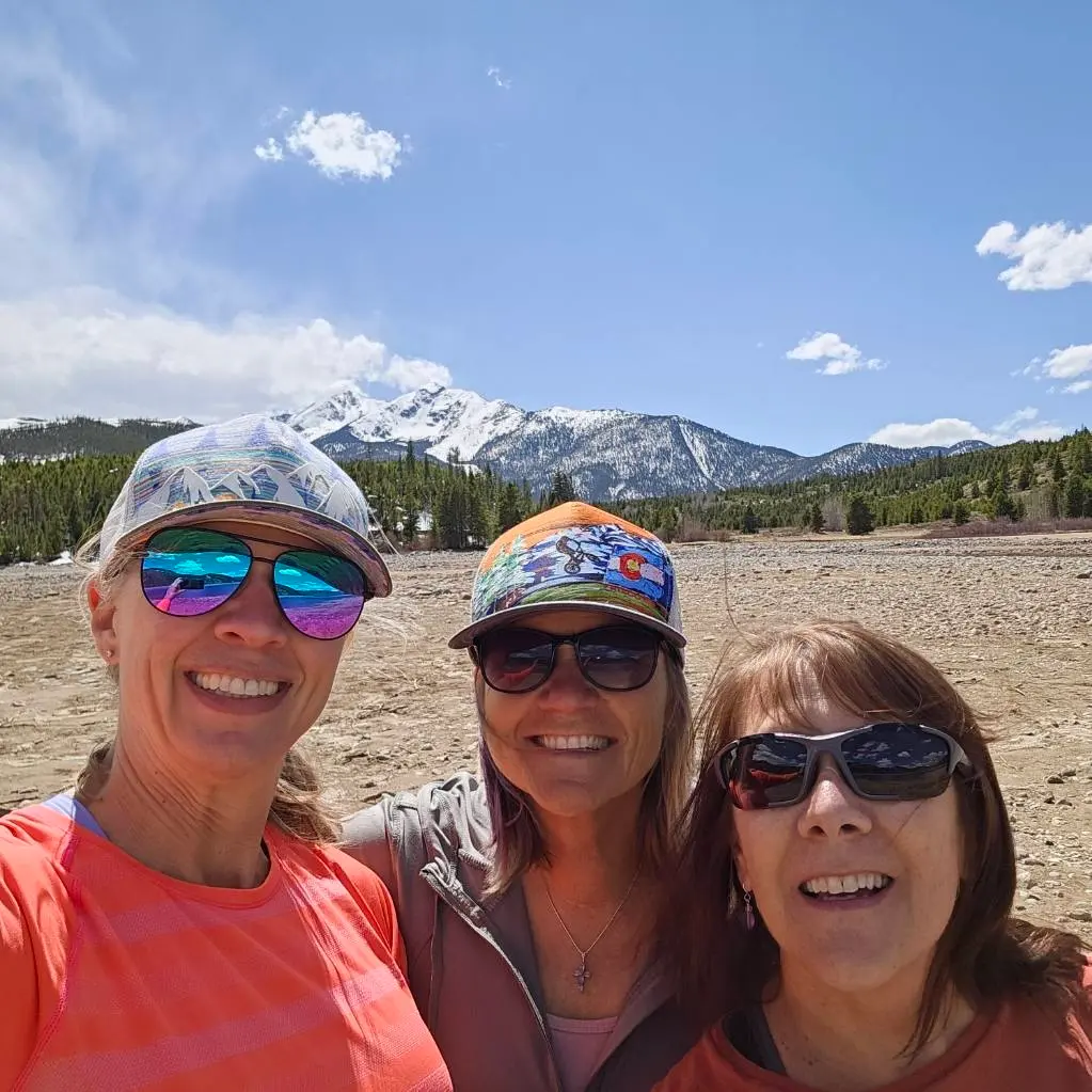 Amy and friends hiking lake dillon