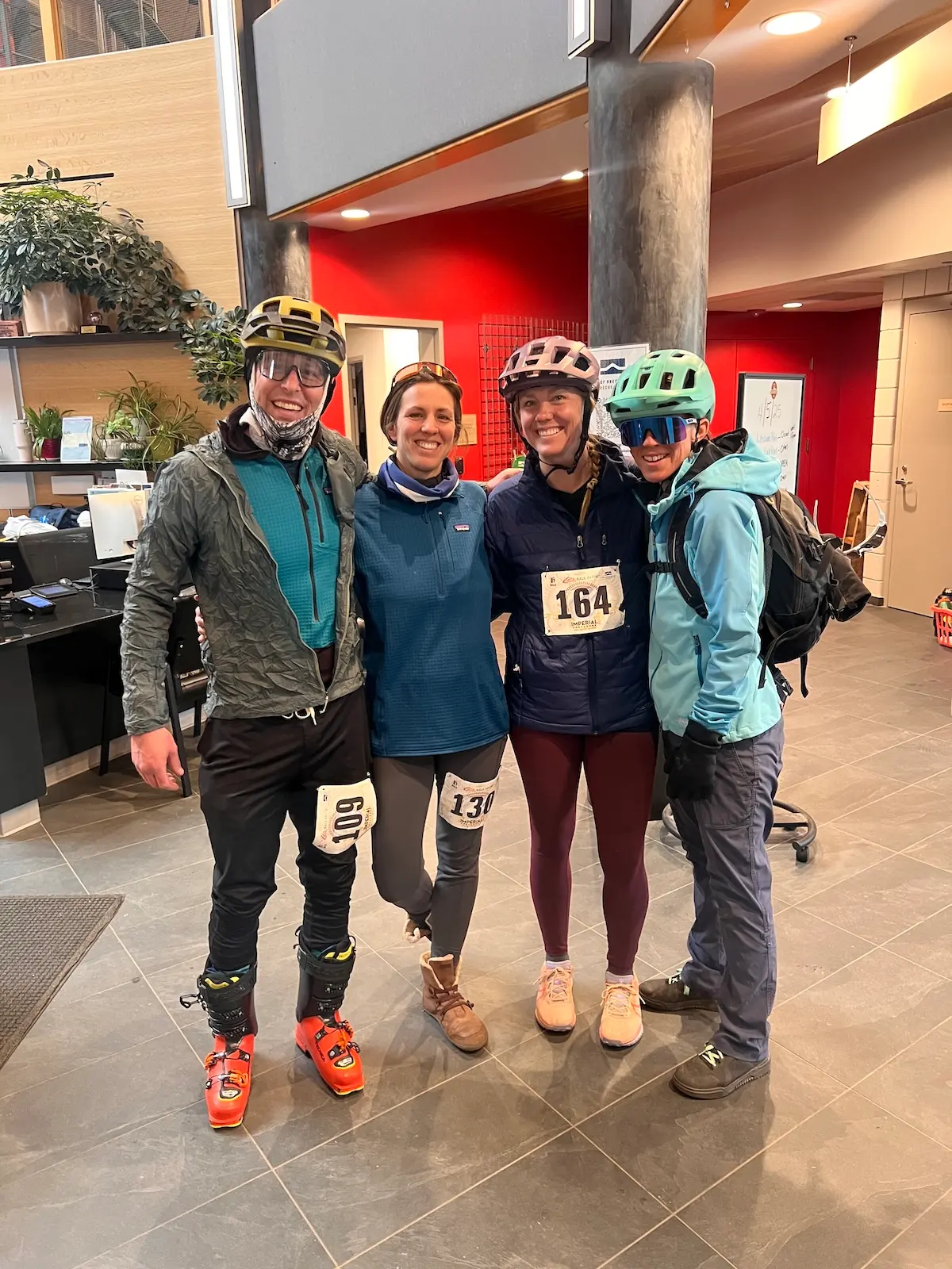 skiing