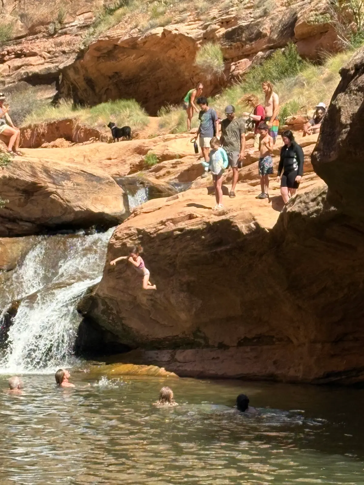Cliff Jumping Kids Moab