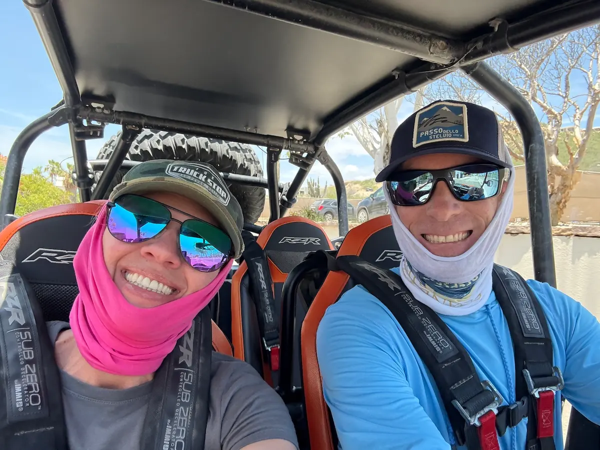 Amy and Darren Cabo 4 Wheeler