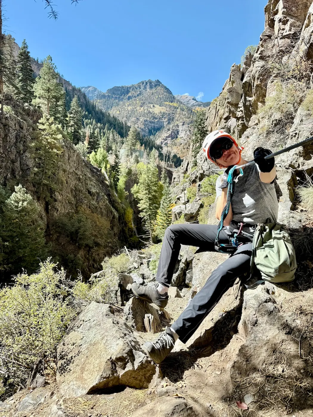 Amy and Via Ferrata
