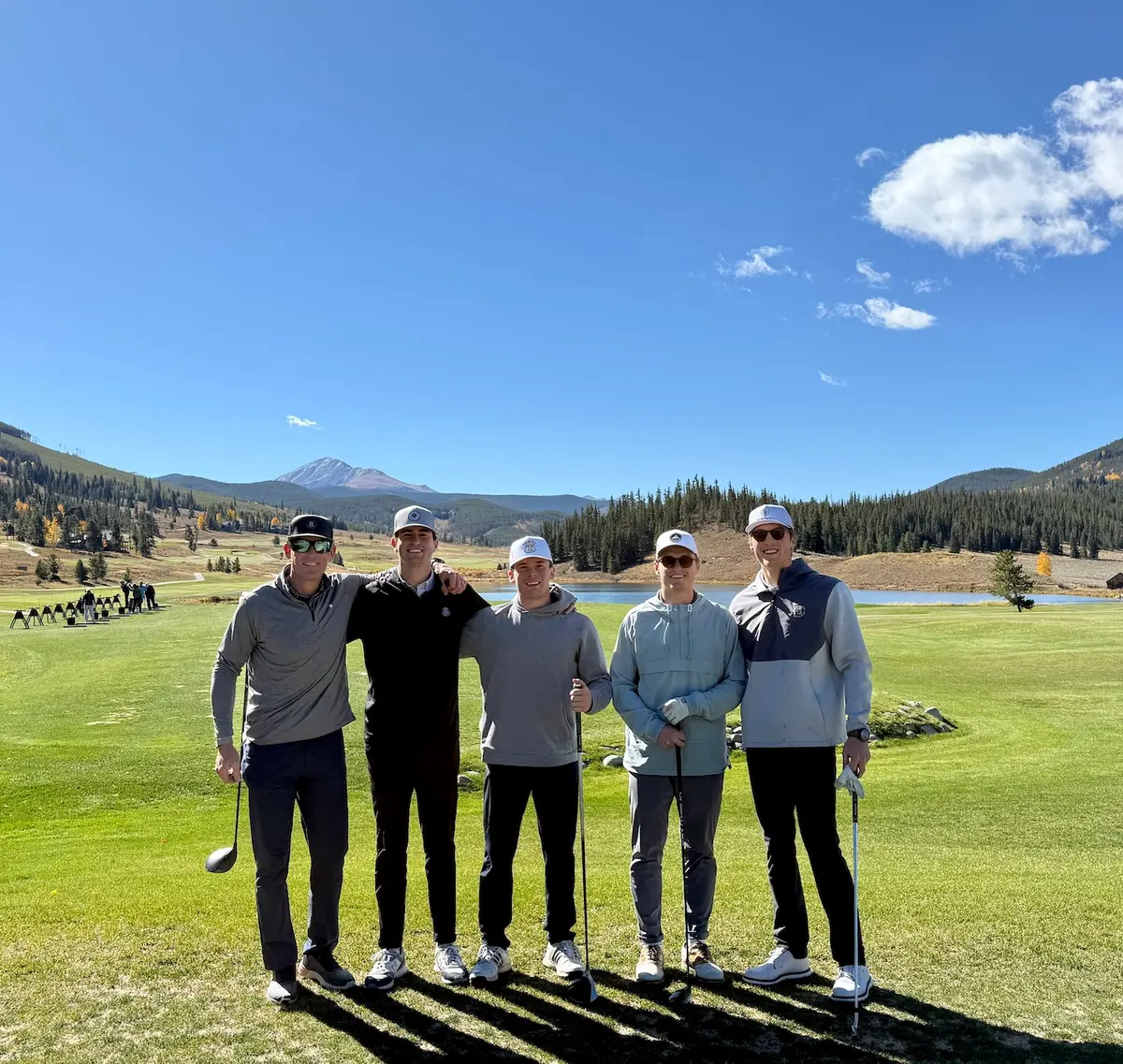 Tyler and Friends Golfing