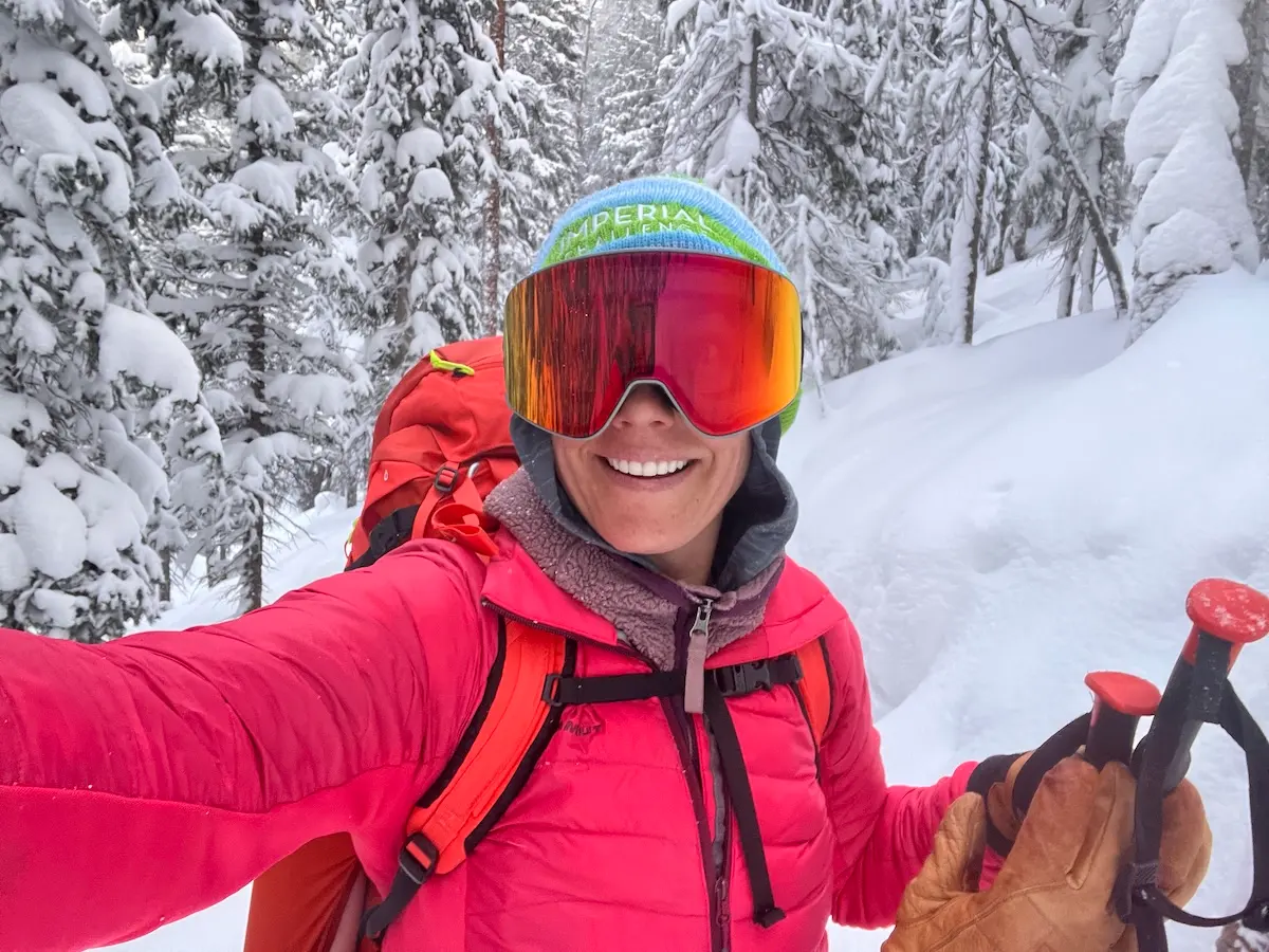 Candice Skiing