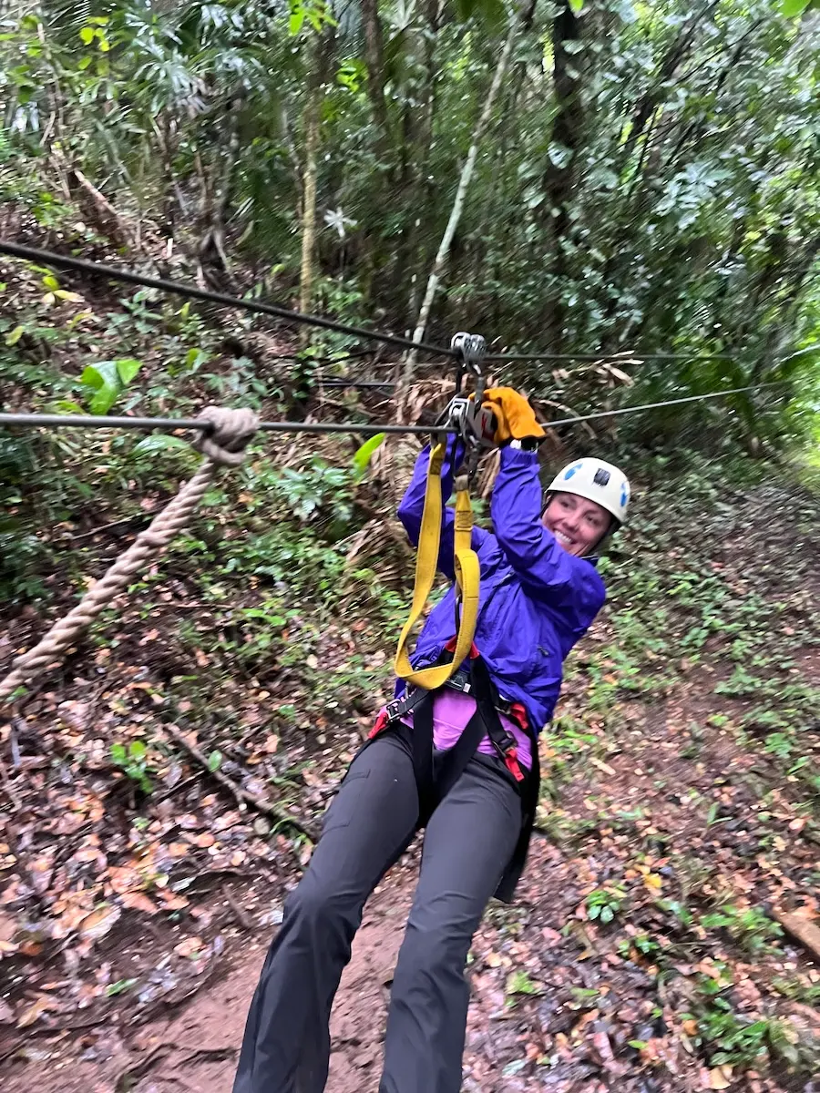 Ziplining